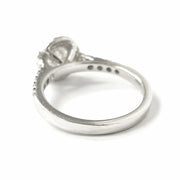 Load image into Gallery viewer, 18ct White Gold Halo Solitaire Ring 0.90ct
