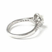 Load image into Gallery viewer, 18ct White Gold Halo Solitaire Ring 0.90ct
