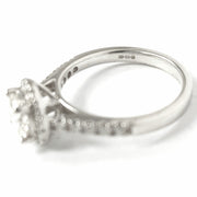 Load image into Gallery viewer, 18ct White Gold Halo Solitaire Ring 0.90ct
