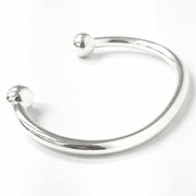 Load image into Gallery viewer, Silver Torque Bangle
