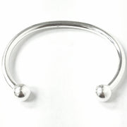 Load image into Gallery viewer, Silver Torque Bangle
