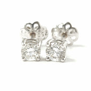 Load image into Gallery viewer, 18ct White Gold Diamond Studs 0.77ct
