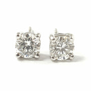 Load image into Gallery viewer, 18ct White Gold Diamond Studs 0.77ct
