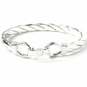 Load image into Gallery viewer, Silver Buckle Bangle
