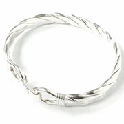 Load image into Gallery viewer, Silver Buckle Bangle
