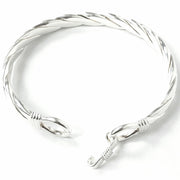 Load image into Gallery viewer, Silver Buckle Bangle
