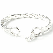 Load image into Gallery viewer, Silver Buckle Bangle
