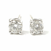 Load image into Gallery viewer, 18ct White Gold Diamond Studs 0.63ct
