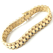 Load image into Gallery viewer, 9ct Gold Rolex Style Bracelet
