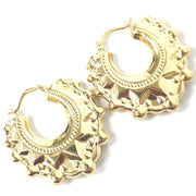Load image into Gallery viewer, 9ct Gold Creole Hoop Earrings
