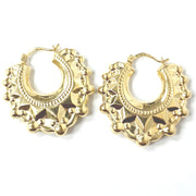 Load image into Gallery viewer, 9ct Gold Creole Hoop Earrings
