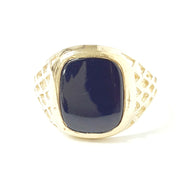 Load image into Gallery viewer, 9ct Gold Onyx Signet Ring
