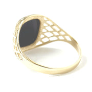 Load image into Gallery viewer, 9ct Gold Onyx Signet Ring
