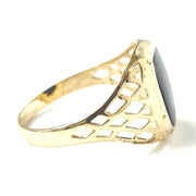 Load image into Gallery viewer, 9ct Gold Onyx Signet Ring
