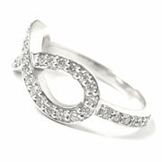 Load image into Gallery viewer, Platinum Diamond Infinity Ring 0.46ct
