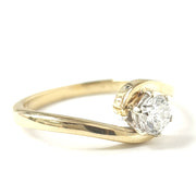 Load image into Gallery viewer, 9ct Yellow Gold Diamond Solitaire Ring
