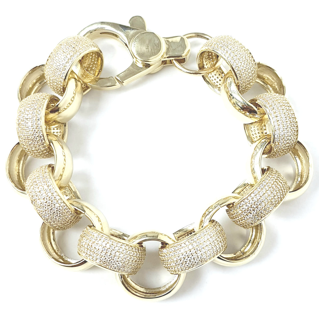 9ct Gold Belcher Bracelet