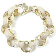 Load image into Gallery viewer, 9ct Gold Belcher Bracelet
