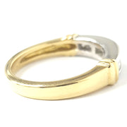 Load image into Gallery viewer, 18ct Yellow &amp; White Gold Diamond Half Eternity Ring
