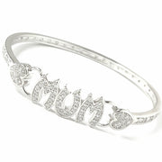 Load image into Gallery viewer, Silver MUM Bangle
