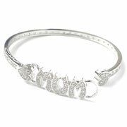 Load image into Gallery viewer, Silver MUM Bangle
