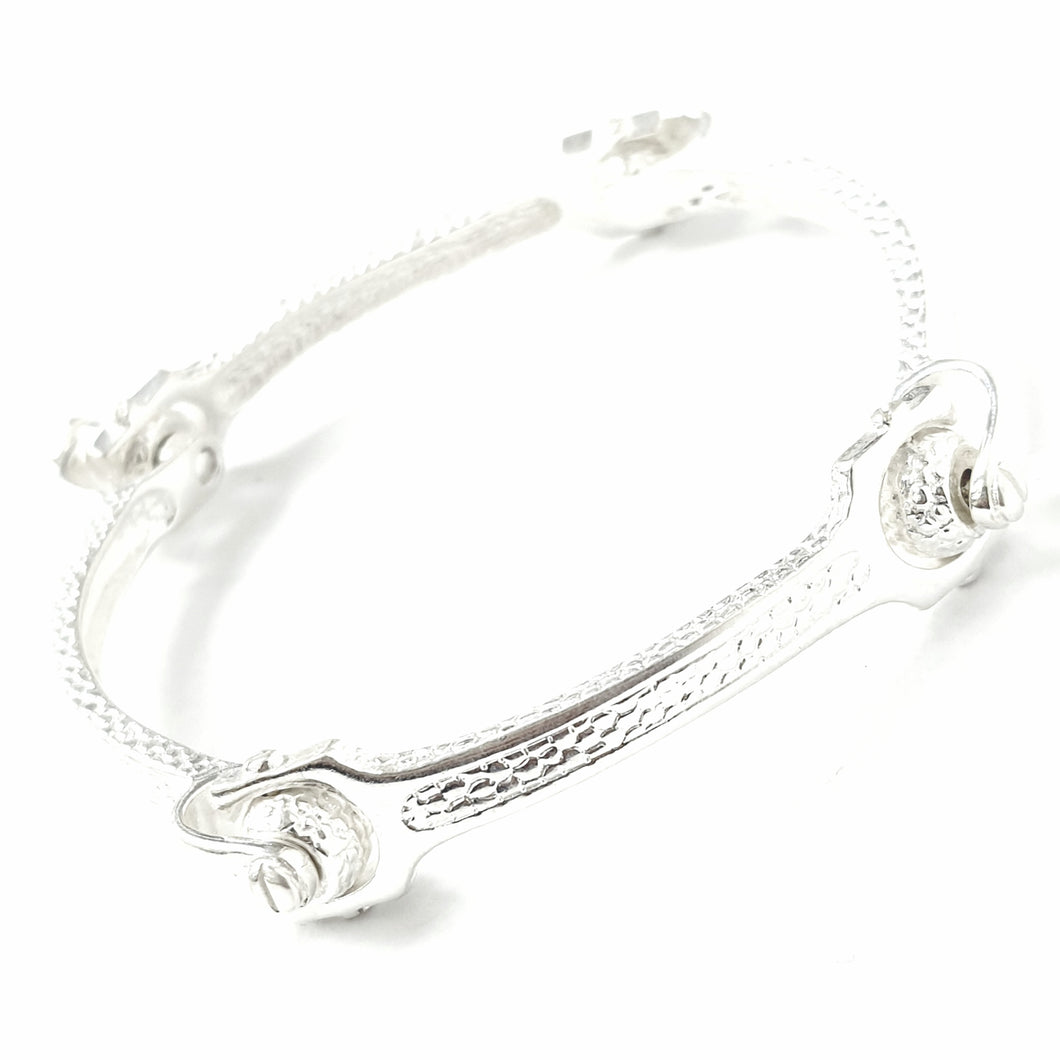 Silver Spanner Bangle