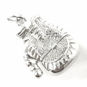 Load image into Gallery viewer, Silver Boxing Glove Pendant
