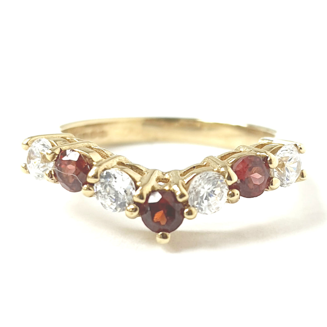 9ct Gold Cubic Zirconia Ring
