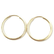 Load image into Gallery viewer, 9ct Gold Sleeper Hoops
