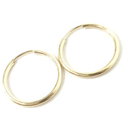 Load image into Gallery viewer, 9ct Gold Sleeper Hoops
