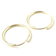 Load image into Gallery viewer, 9ct Gold Sleeper Hoops
