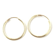 Load image into Gallery viewer, 9ct Gold Sleeper Hoops
