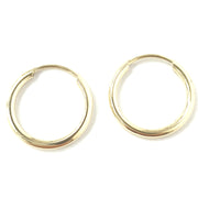 Load image into Gallery viewer, 9ct Gold Sleeper Hoops
