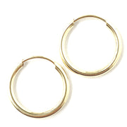 Load image into Gallery viewer, 9ct Gold Sleeper Hoops
