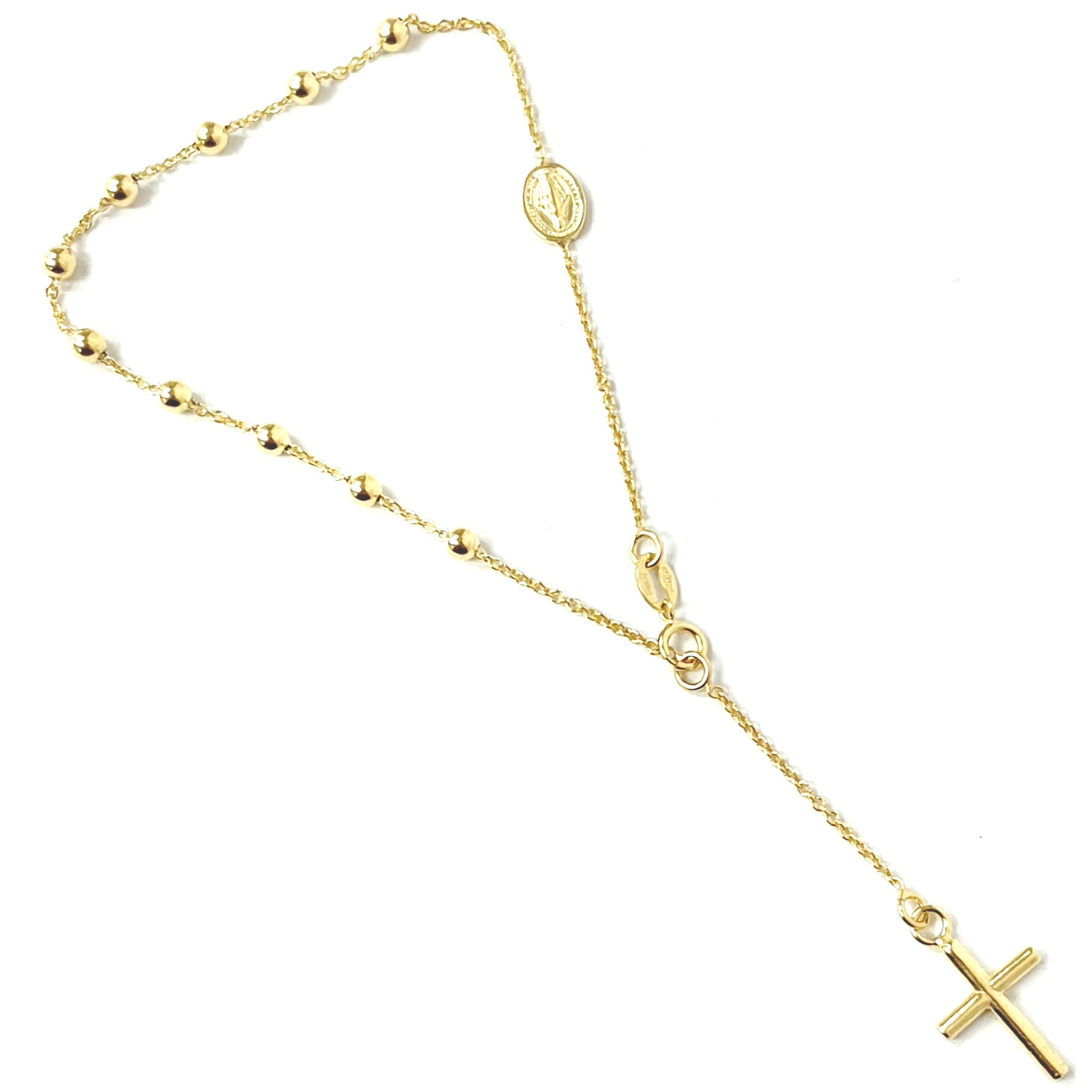 18ct Yellow Gold Rosary For Sale at 1stDibs | 18ct gold rosary necklace,  small gold rosary