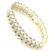 Load image into Gallery viewer, 9ct Gold Rolex Style Bracelet
