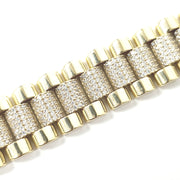 Load image into Gallery viewer, 9ct Gold Rolex Style Bracelet
