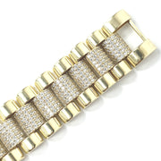 Load image into Gallery viewer, 9ct Gold Rolex Style Bracelet

