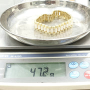 Load image into Gallery viewer, 9ct Gold Rolex Style Bracelet
