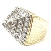 Load image into Gallery viewer, 9ct Gold Pyramid Ring
