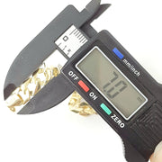 Load image into Gallery viewer, 9ct Gold Zirconia Boxing Gloves Square Curb Baby Bracelet
