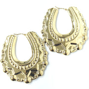 Load image into Gallery viewer, 9ct Gold Creole Hoop Earrings
