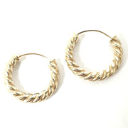 Load image into Gallery viewer, 9ct Gold Sleeper Hoops
