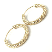 Load image into Gallery viewer, 9ct Gold Sleeper Hoops
