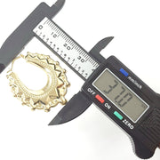 Load image into Gallery viewer, 9ct Gold Creole Hoop Earrings
