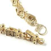 Load image into Gallery viewer, 9ct Gold Lego Bracelet
