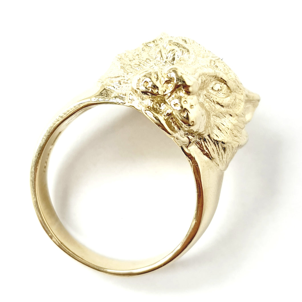9ct Gold Tiger Ring