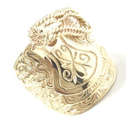 Load image into Gallery viewer, 9ct Gold Saddle Ring
