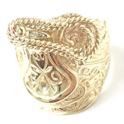 Load image into Gallery viewer, 9ct Gold Saddle Ring
