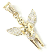 Load image into Gallery viewer, 9ct Gold Angel Pendant
